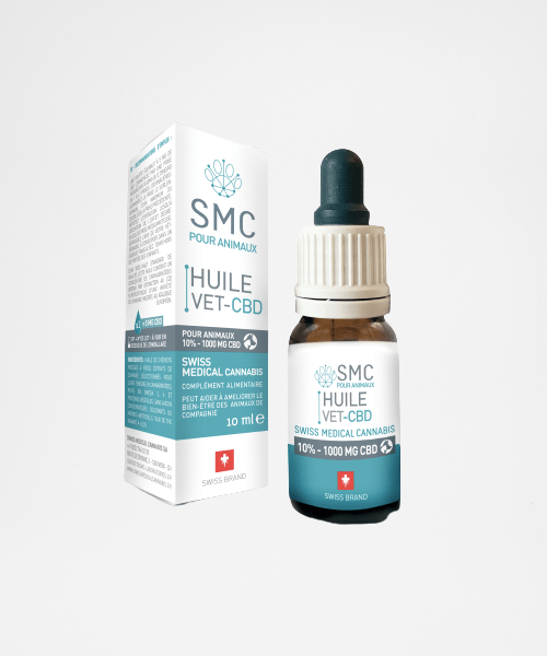 Huile Vet CBD 10% pour Animaux | 10mL | 1000mg