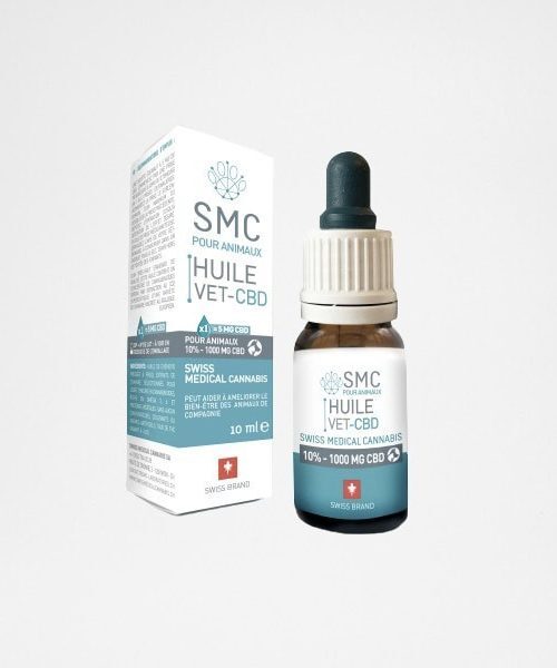Huile Vet CBD 10% Isolé pour Animaux | 10mL | 1000mg