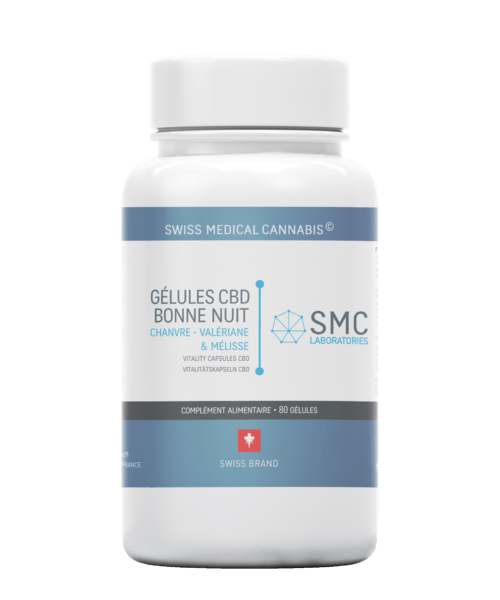 GELULES AU CHANVRE BONNE NUIT PAR 80